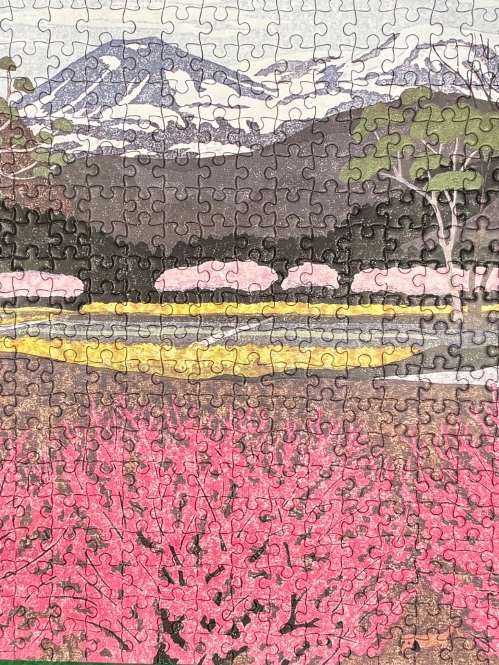 Pomegranate Puzzle, Kazuyuki Ohtsu: Flowers in Village 500-piece Jigsaw Puzzle - Picture 4 of 4